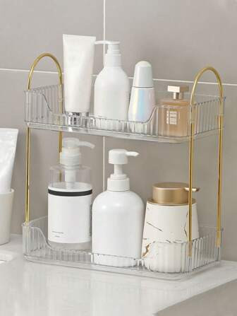 1pc Clear Bathroom Storage Rack | SHEIN