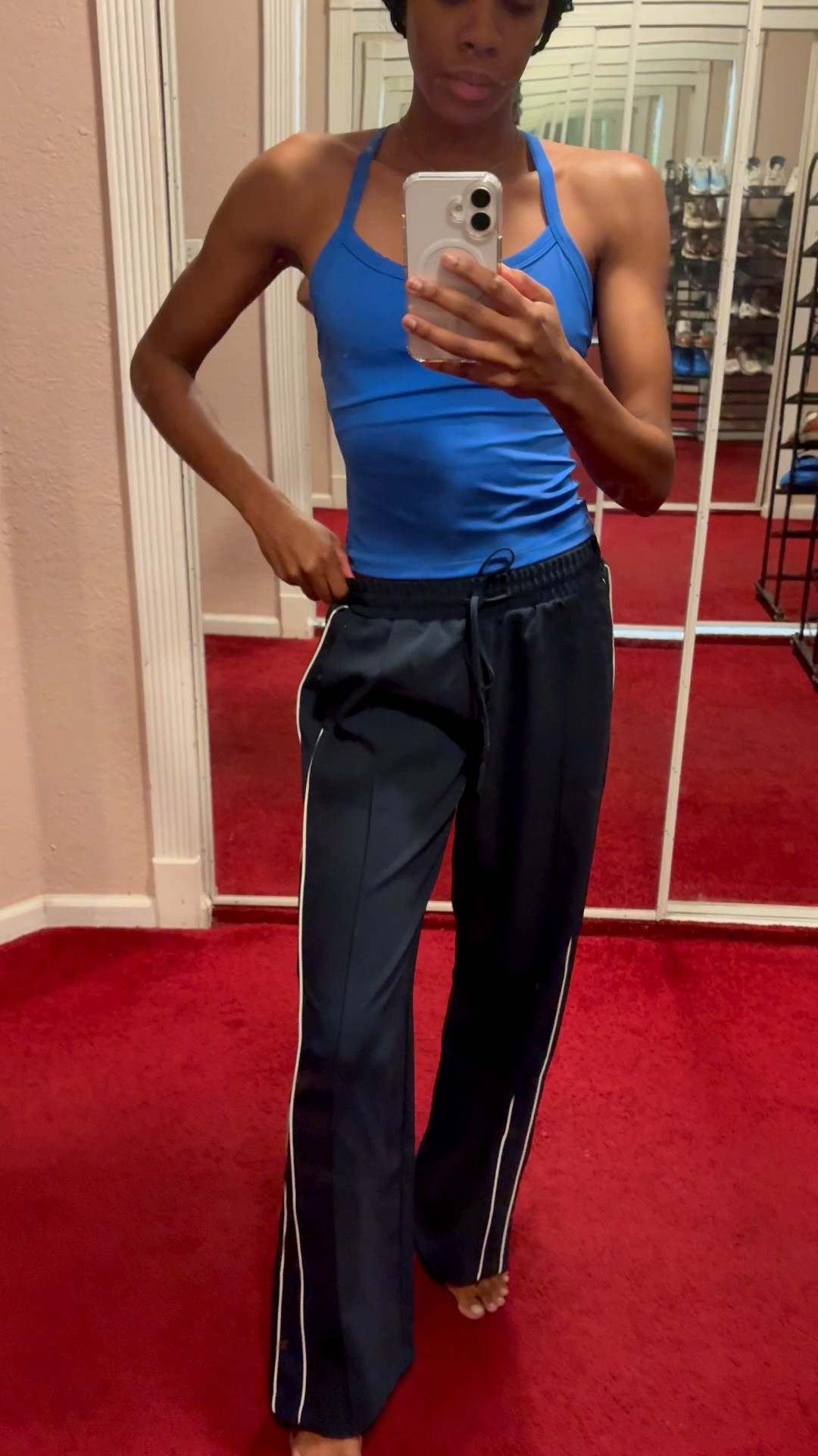 When I want to feel sporty, casual and comfortable this is my go-to outfit. Whenever I wear this, someone always ask where they are from. 
Wearing a XSL

#LTKSeasonal #LTKSaleAlert #LTKootd