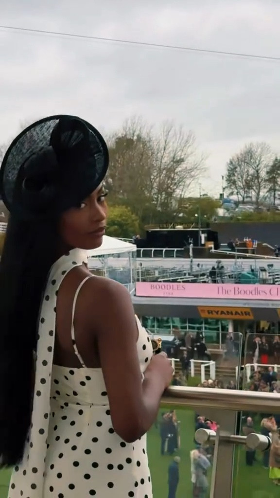 Girls day at the races with Club L London 🐎 girls day outfit - dressy - polka dot dress - blue dress - horse races outfit - ootd - special occasion wear - black girl luxury - LTK dresses

#LTKspring #LTKwedding #LTKdatenight