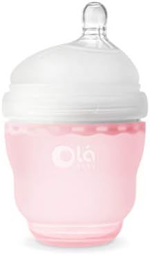 Olababy Gentle Silicone Baby Bottle, Anti-Colic, BPA Free, Easy to Clean and Wide Neck Baby Bottles  | Amazon (US)