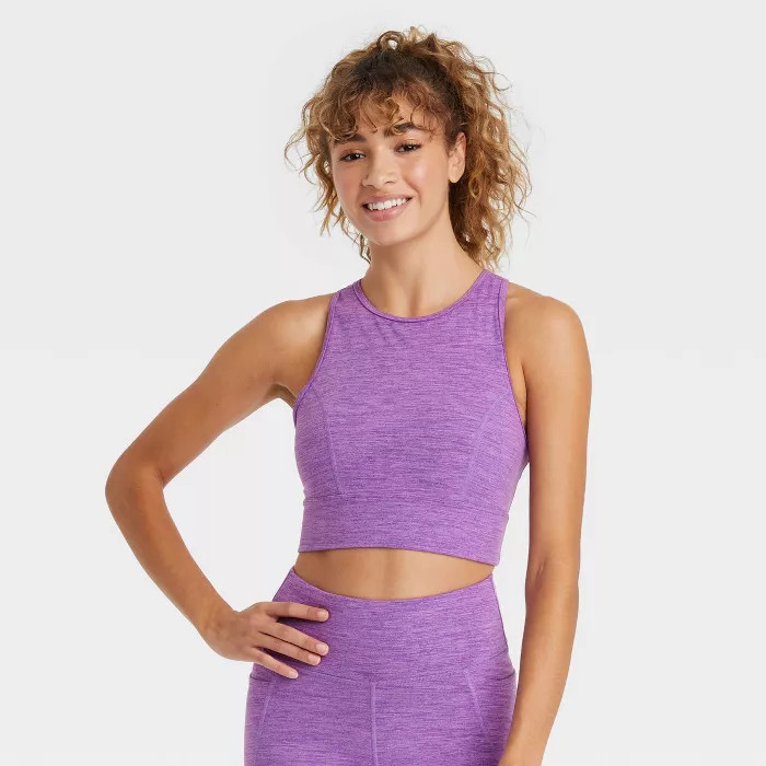 Women's Cozy Spacedye Longline Bra - JoyLab™ | Target