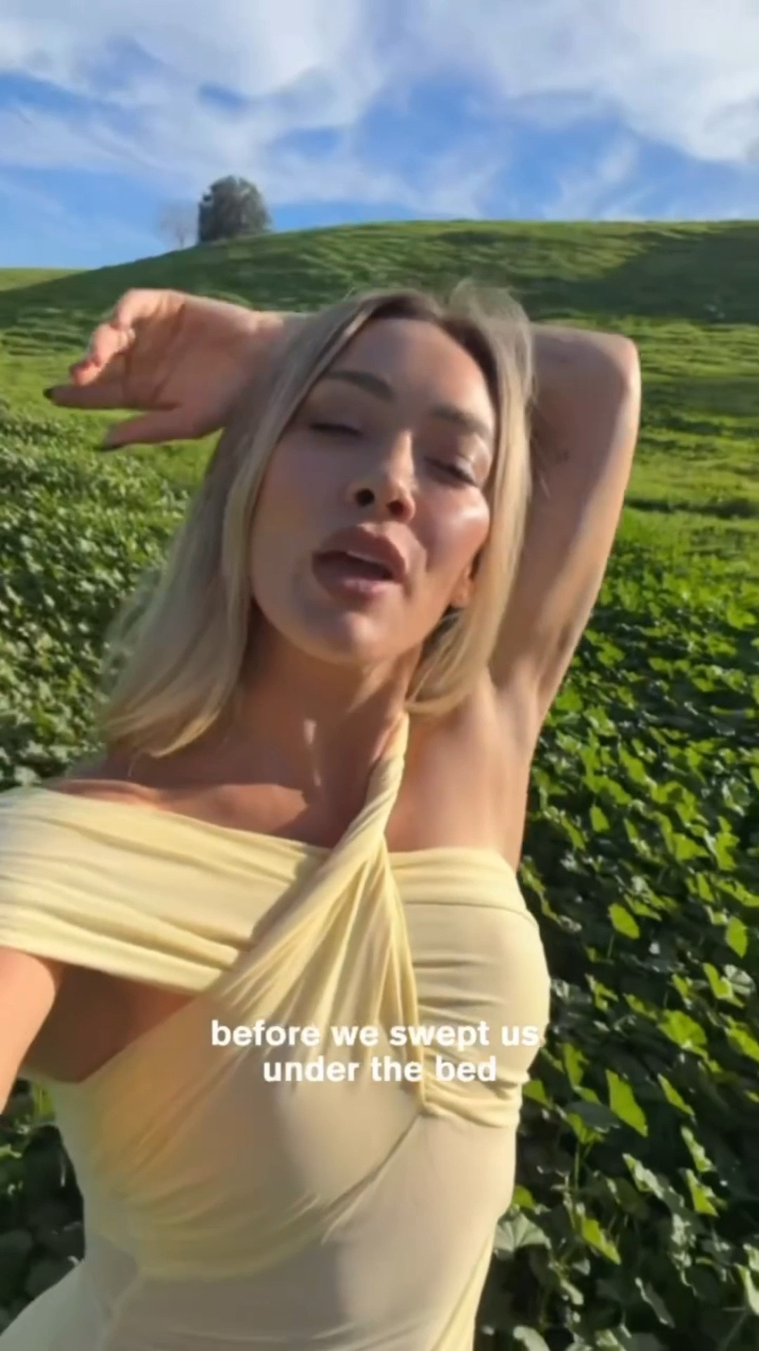 Sale alert Hillary Duff butter yellow lightweight mesh twist neckline mini dress

#LTKSaleAlert