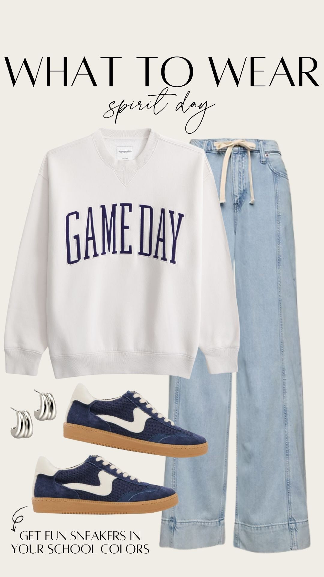 What to Wear: Spirit Day

Game Day crewneck vintage sweatshirt. Drawstring denim. Comfortable sneakers come in multiple colors for NSale. Teacher outfit. Preppy outfit.

 

#LTKFamily #LTKActive #LTKFindsUnder50