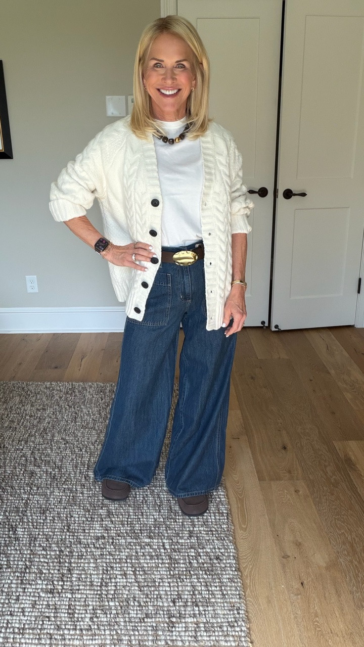 Let’s put together a fun fall outfit from Target for this fall season! My favorite Palazzo Jeans with a big oversized button down cardigan is going to be my go-to!

#LTKgrwm #LTKmomlife #LTKootd