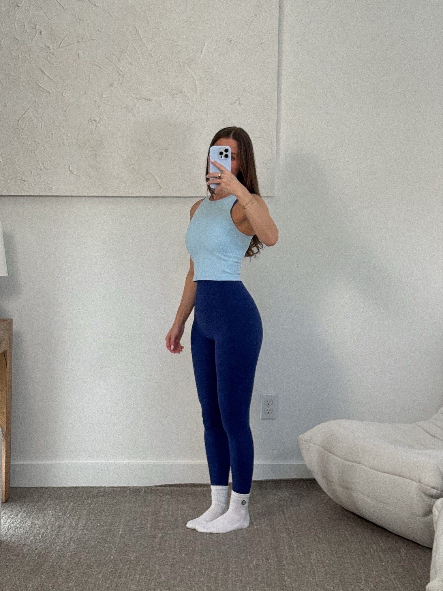 clearly in my blue era lately 💙 the align no line leggings are genuinely my favorite and paired with the align high-neck tank this has become my current pilates uniform @lululemon #ad #lululemoncreator

lululemon, lululemon align leggings, align no line leggings, lululemon high neck tank, blue workout set, pilates outfit, workout outfit women, athleisure outfit, matching workout outfit, gym outfit women, everyday activewear, casual activewear, spring outfit ideas, comfy workout clothes, pilates clothes, studio outfit, blue outfit inspo

#LTKfitnessgoals #LTKselfcare #LTKPetite