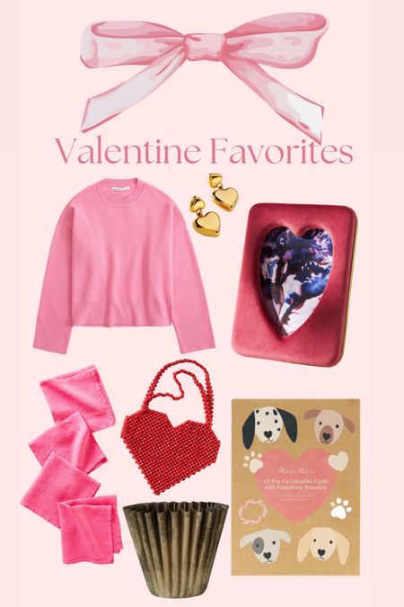 My 2024 Valentines Favorites!!! Pink, Red and Love all over 
Valentines finds
Cute valentines for kids 
Heart frame
Heart earrings
Gold earrings 
Girls day out 
Girls want dinner parties 
Heart bag 

#LTKSeasonal #LTKMostLoved