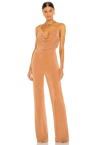 MISHA Moyra Jumpsuit in Desert Rose from Revolve.com | Revolve Clothing (Global)