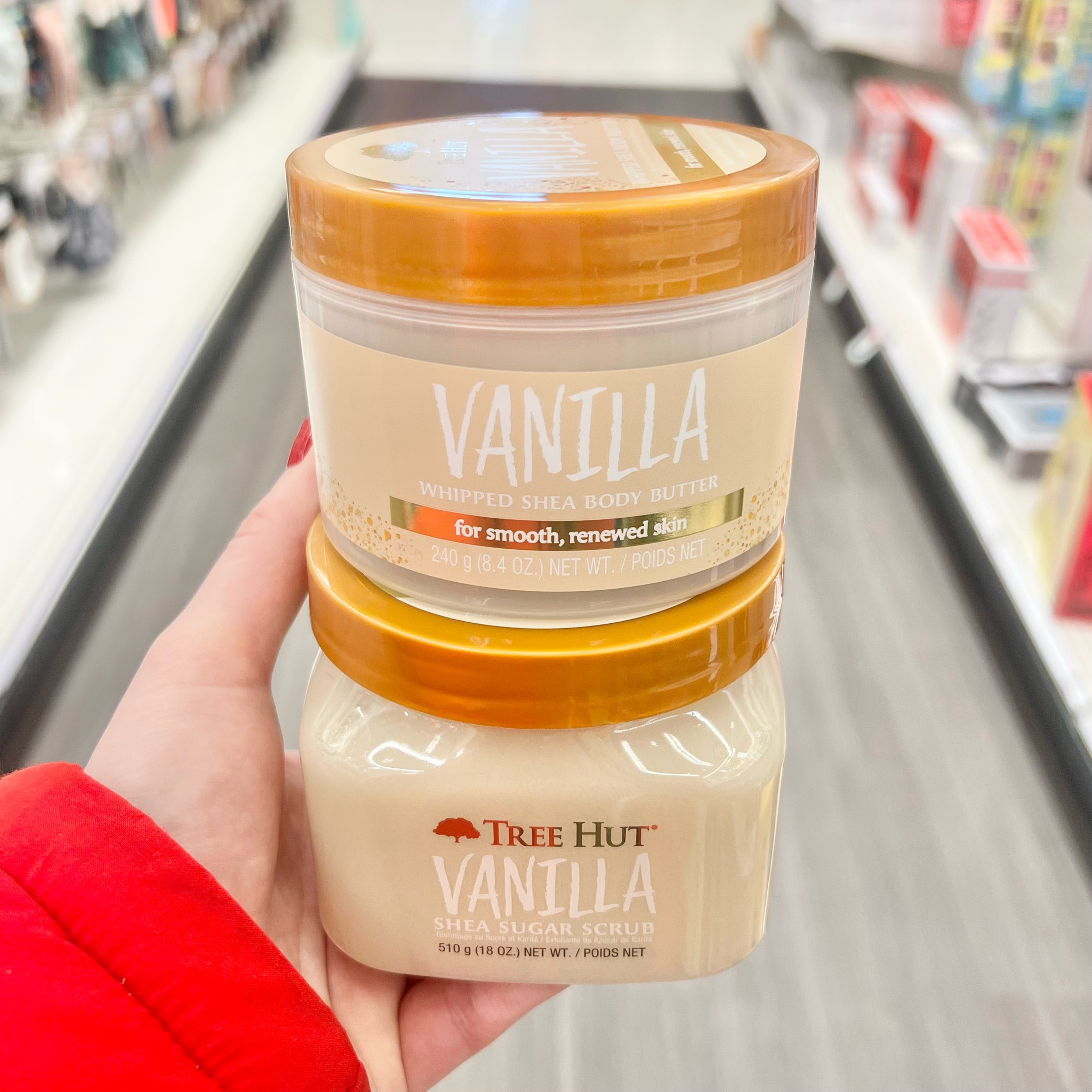 Spotted the new @treehut Vanilla Shea Sugar Body Scrub & Vanilla Whipped Body Butter at @target. 

$7.99 each 
Available in stores and online 
Get $5 Target gift card with $25 skincare, makeup, & nail purchase. 

#LTKunder50 #LTKbeauty