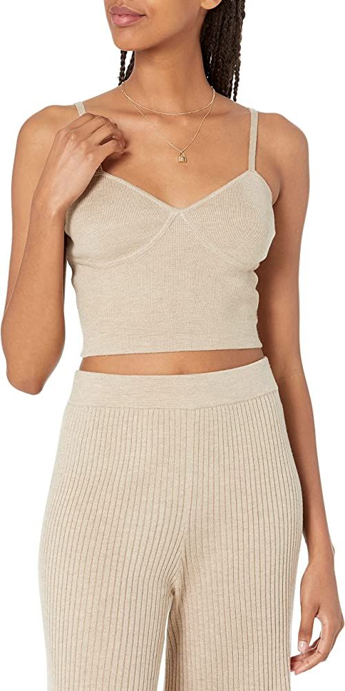 Amazon.com: The Drop Women's Catalina Sweater Bralette, Heather Sand, M: Clothing | Amazon (US)