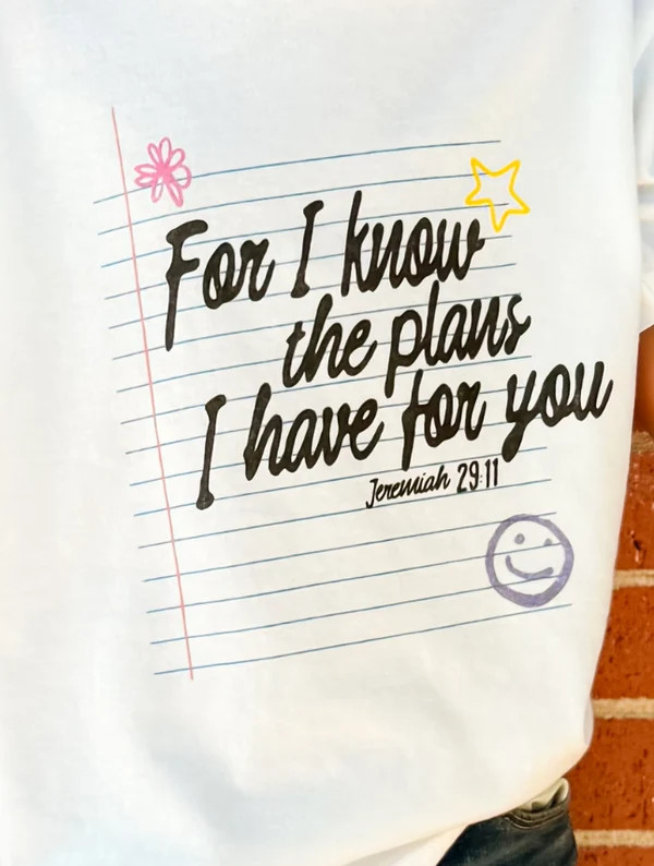 Jeremiah 29:11 - Youth Tee | Worthy Wear
