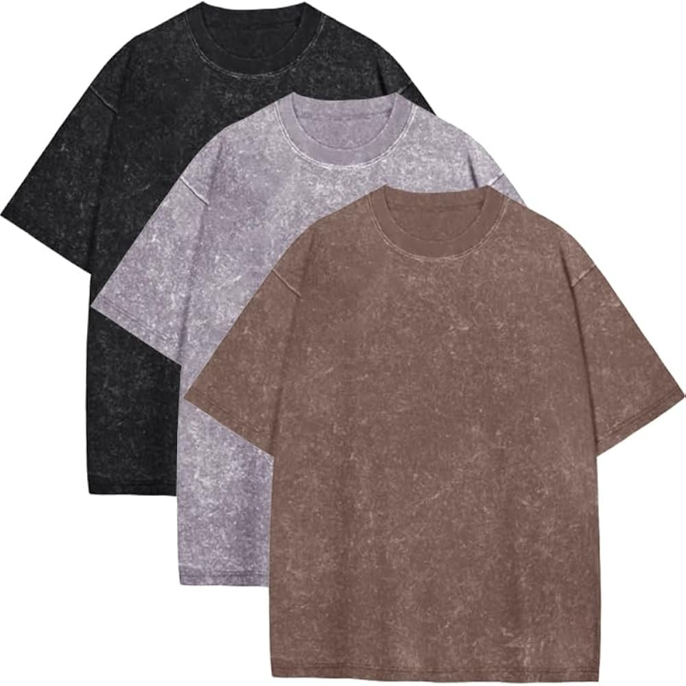 Oversized Tshirts for Men Short Sleeve Vintage Washed Basic Loose Tees 2026 | Amazon (US)