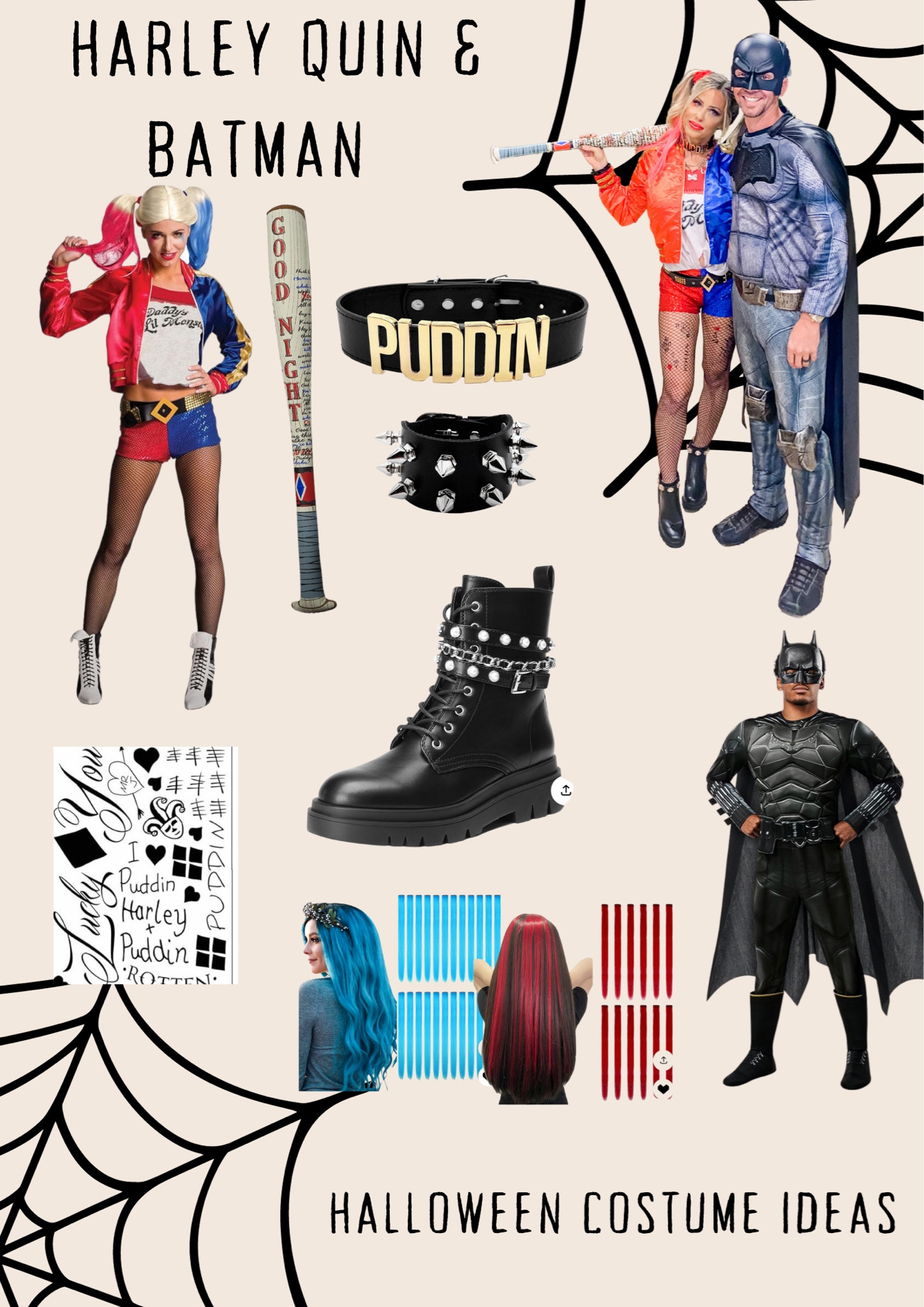 Harley Quinn & Batman costume 

#LTKHoliday #LTKSeasonal #LTKHalloween