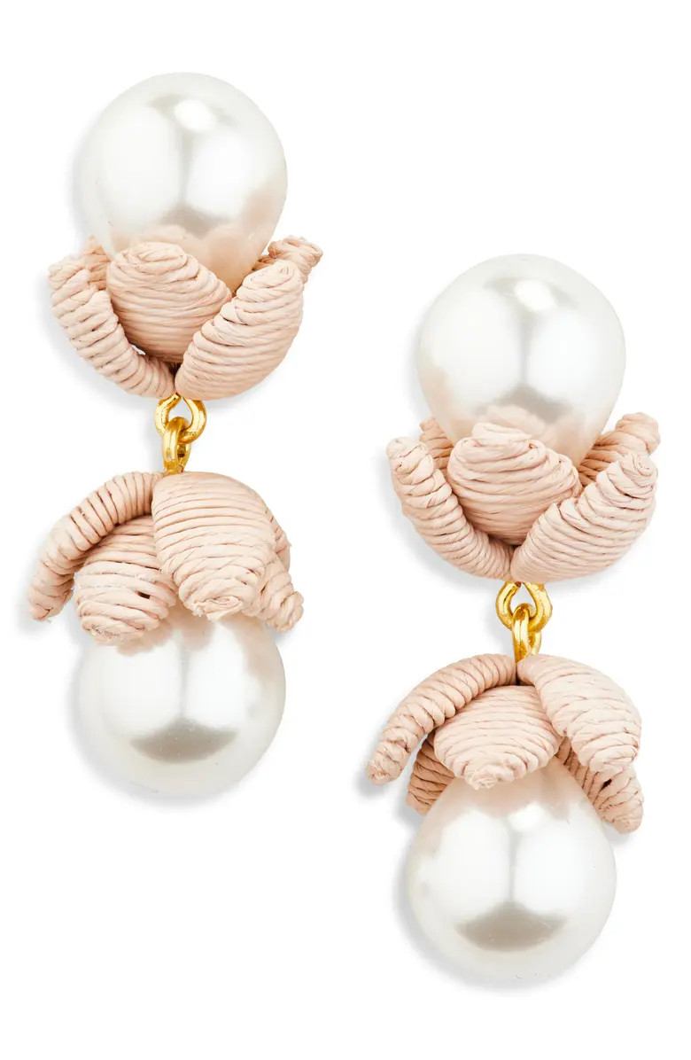 Chloris Faux Pearl Drop Earrings | Nordstrom