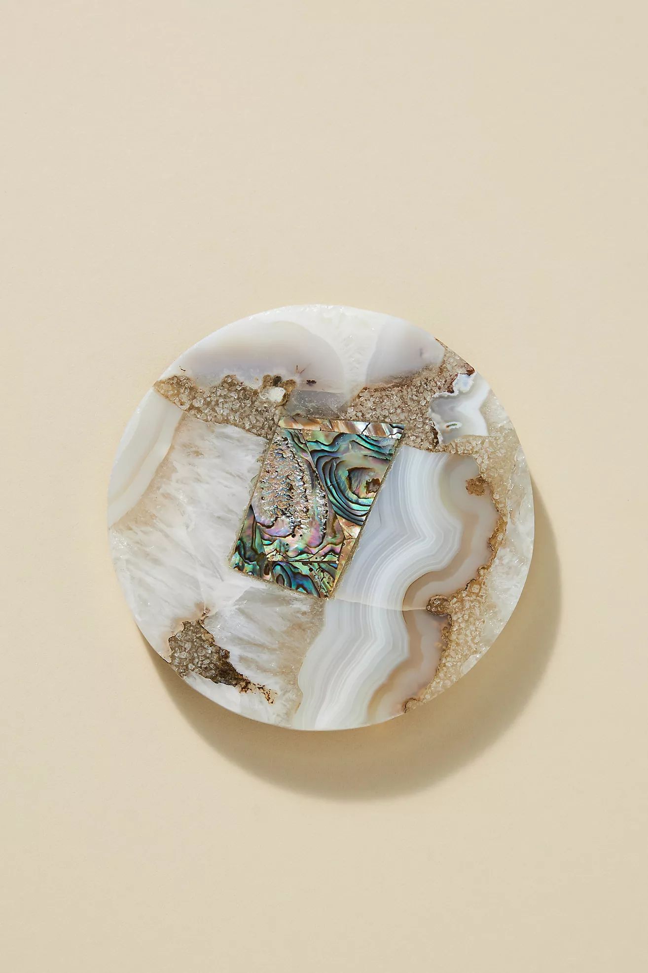 Naomi Mother-of-Pearl Coaster | Anthropologie (US)
