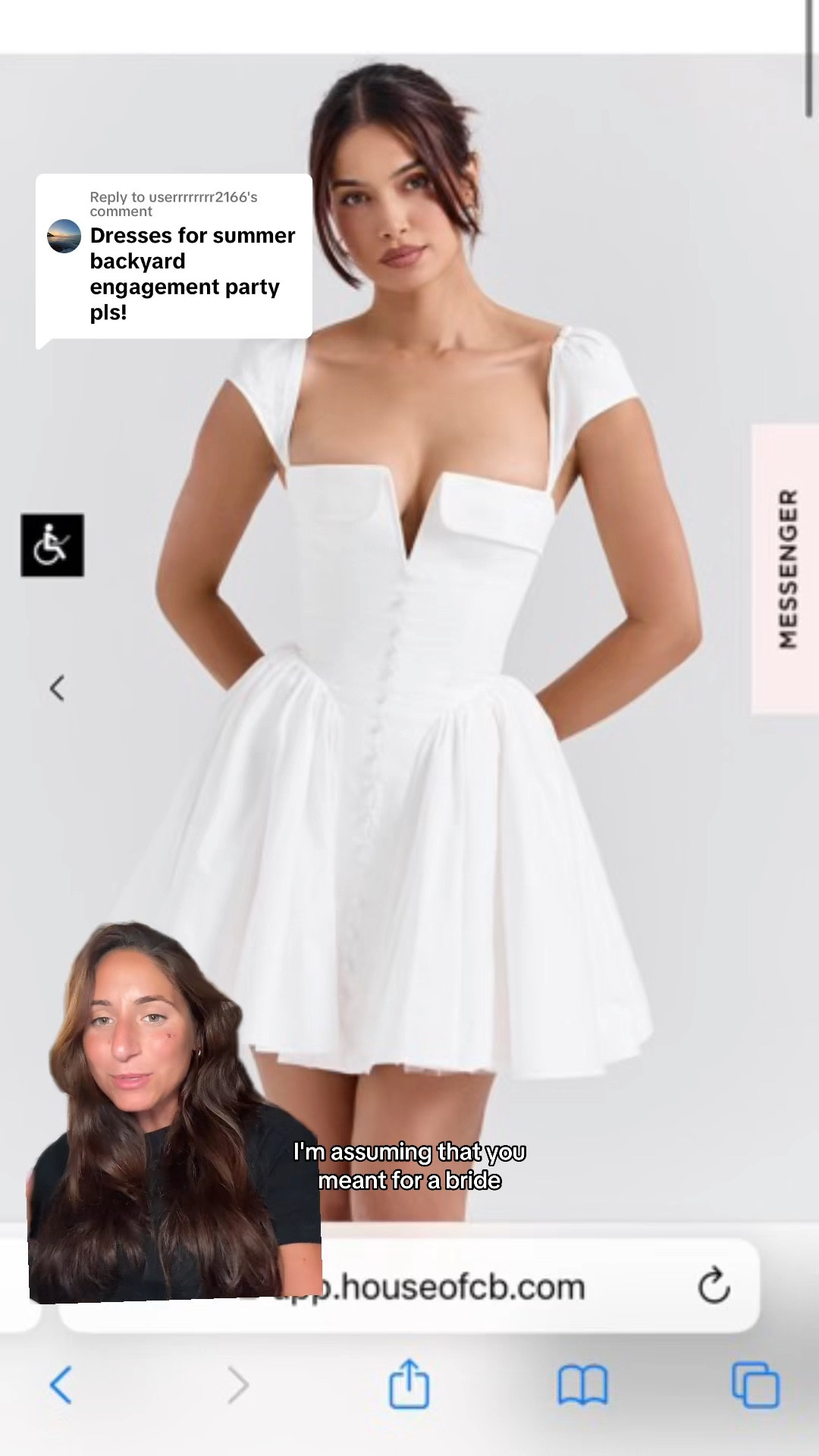 Backyard engagement party dresses 