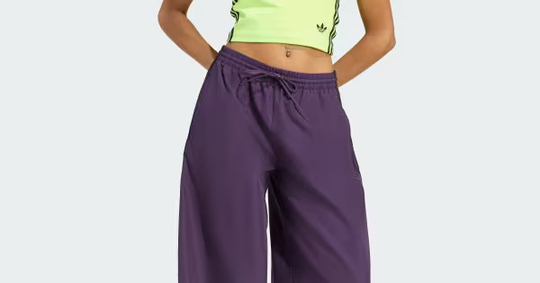 adidas adicolor Firebird Oversized Track Pants - Purple | Free Shipping with adiClub | adidas US | adidas (US)
