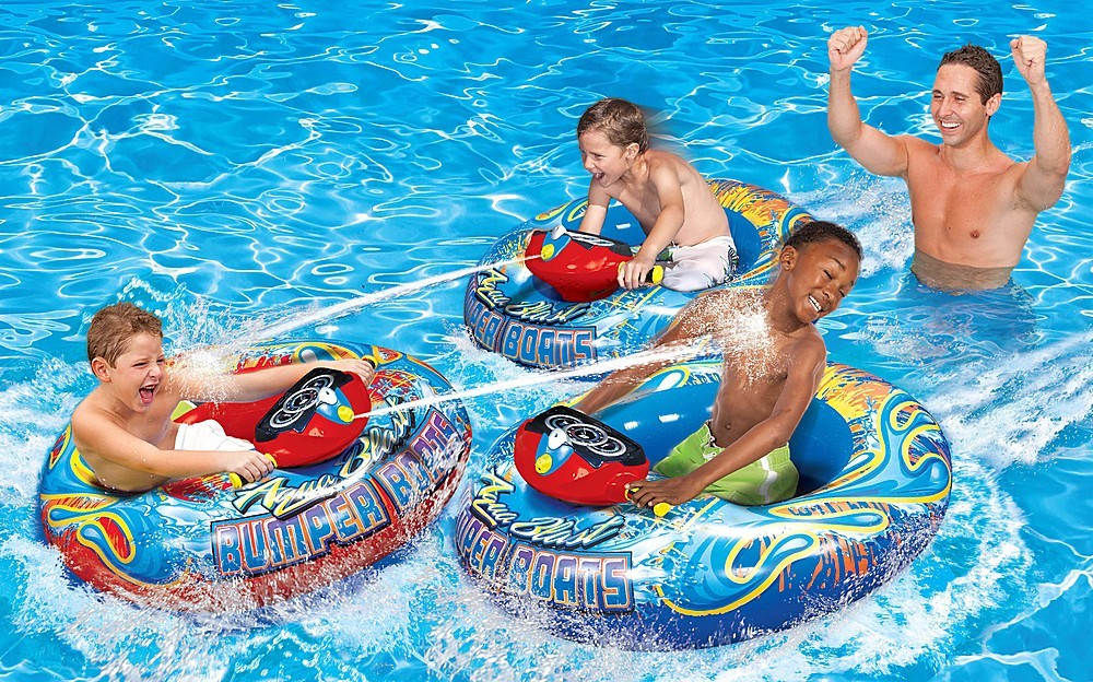 Banzai Aqua Blast Motorized Bumper Boat 34179 - Best Buy | Best Buy U.S.