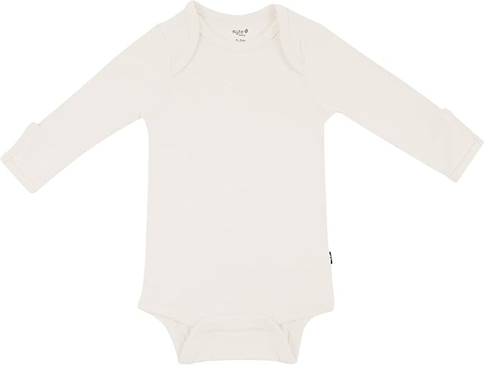 KYTE BABY Soft Bamboo from Rayon Long Sleeve Unisex Bodysuit, 0-24 Months | Amazon (US)