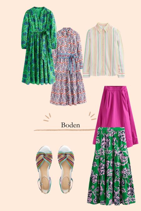 New spring arrivals from Boden get 15% off use code P1N7 
Dresses, skirts and colorful tops and shoes  

#LTKSeasonal #LTKstyletip