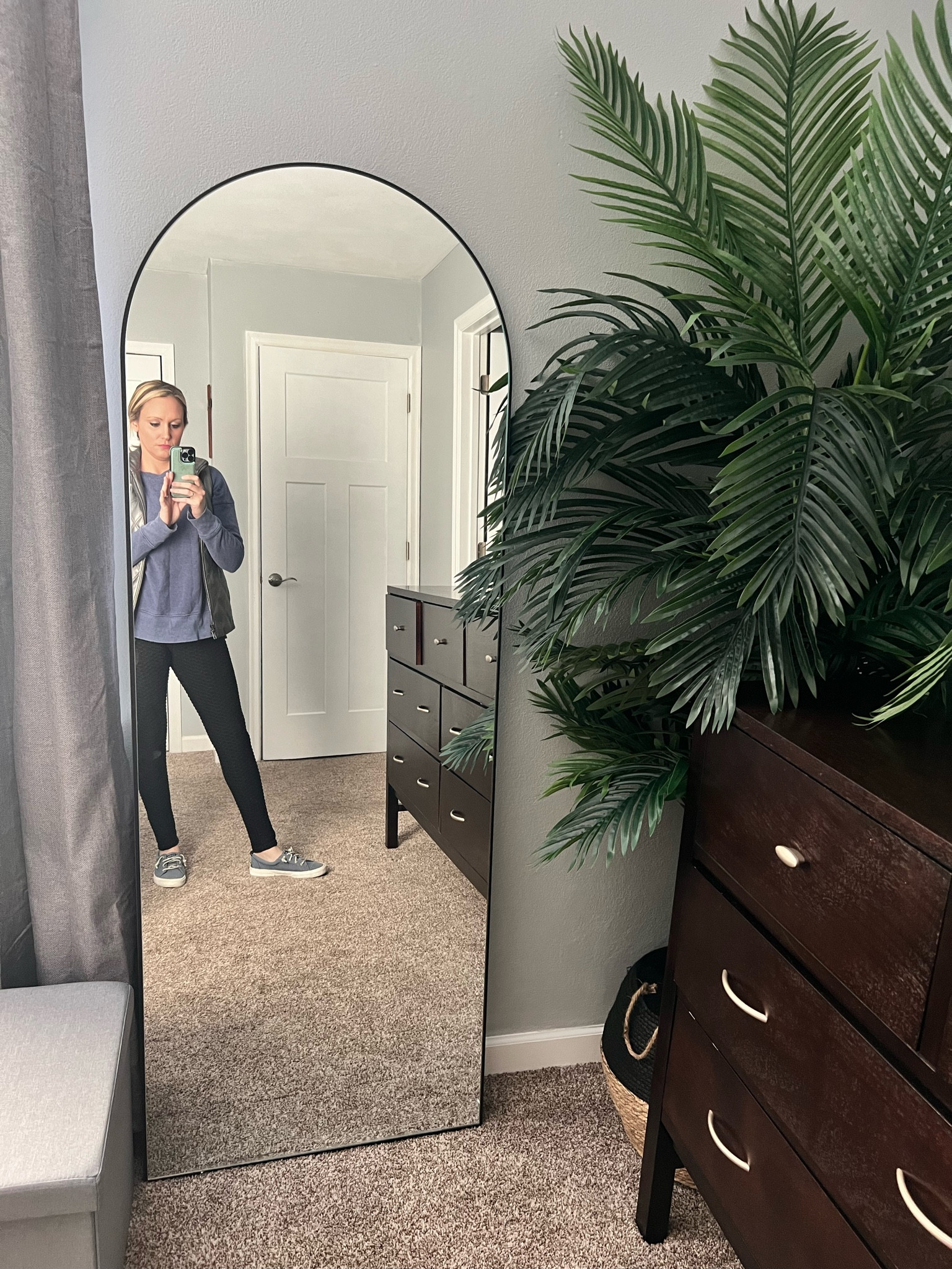 Absolutely loving my new bedroom corner. This mirror completes my wall and my room. 

#stylistshayna

#LTKhome #LTKfindsunder100 #LTKCyberWeek