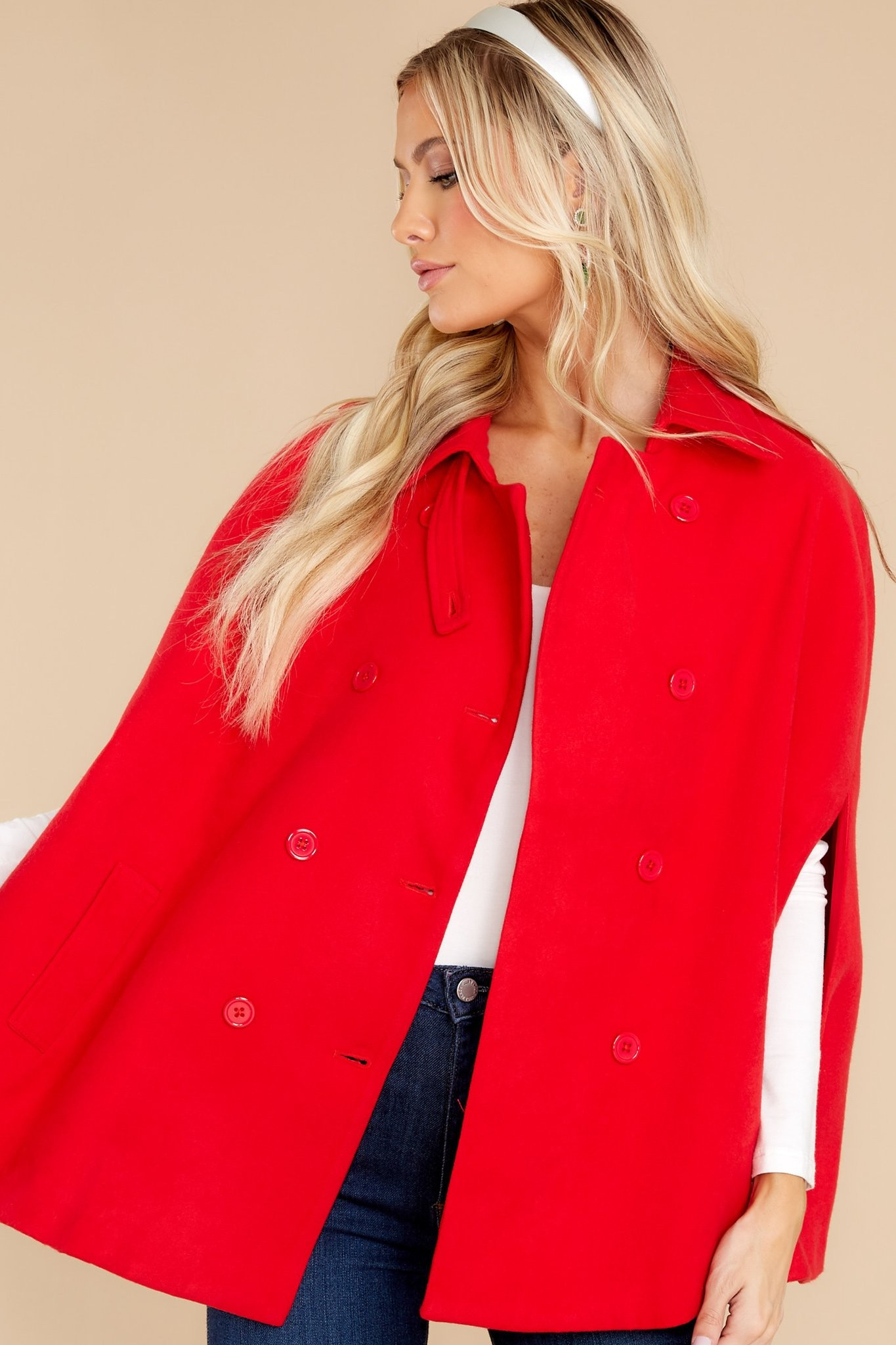 Together In This Moment Red Cape | Red Dress 