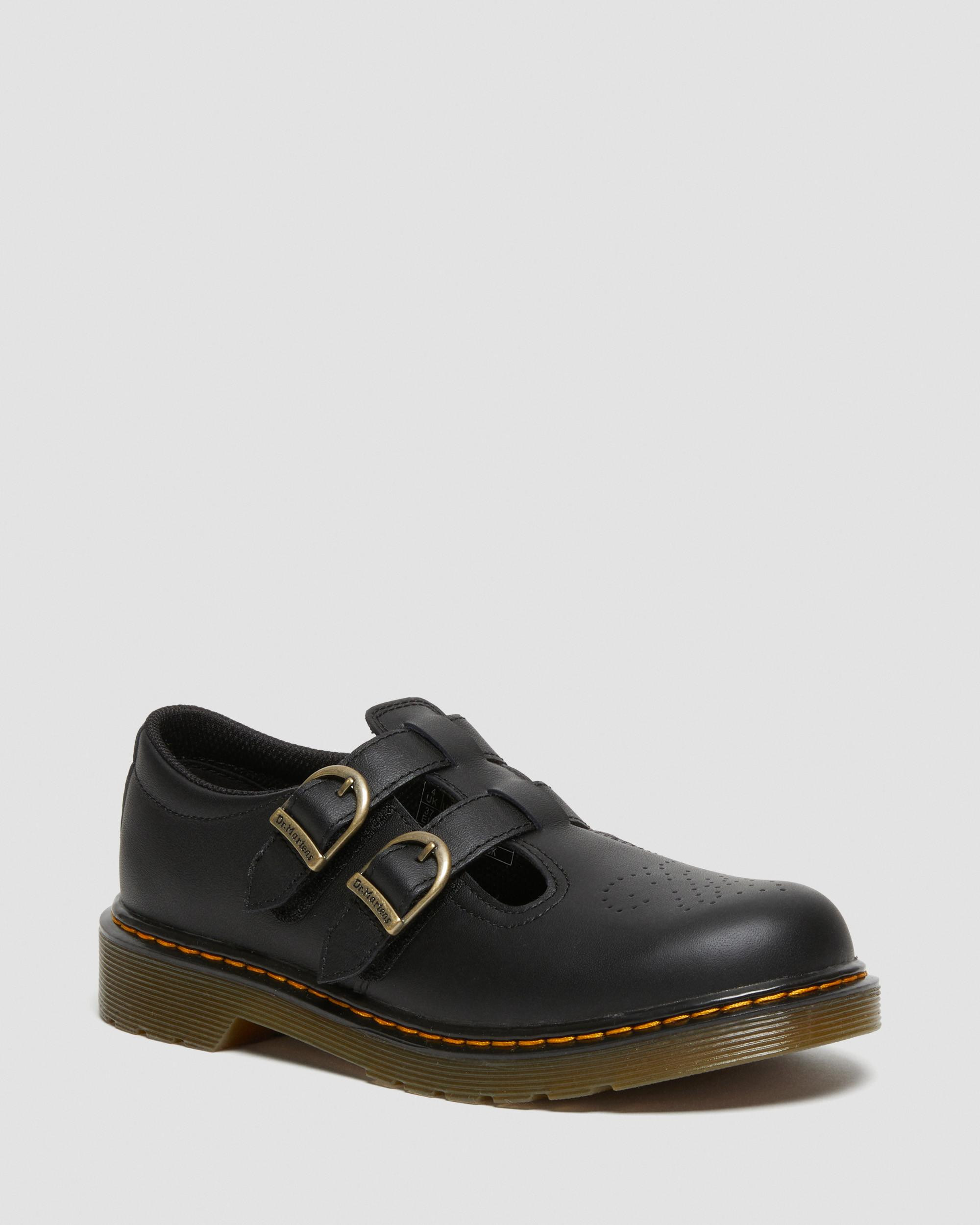 Youth 8065 Softy T Leather Mary Jane Shoes in Black | Dr. Martens | Dr. Martens