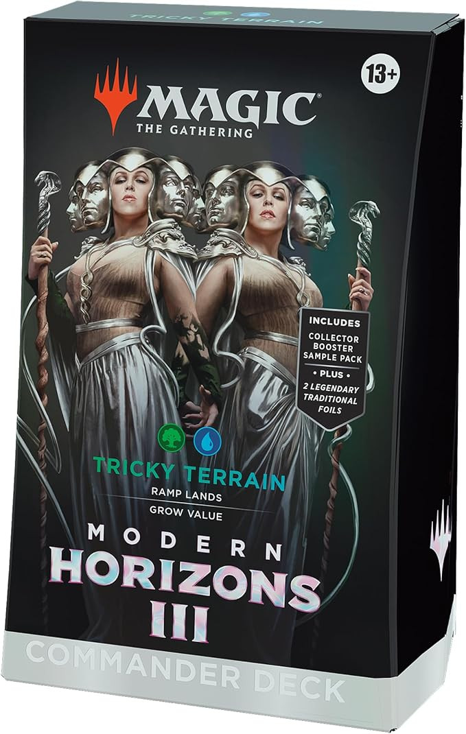 Magic: The Gathering Modern Horizons 3 Commander Deck - Tricky Terrain (100-Card Deck, 2-Card Col... | Amazon (US)