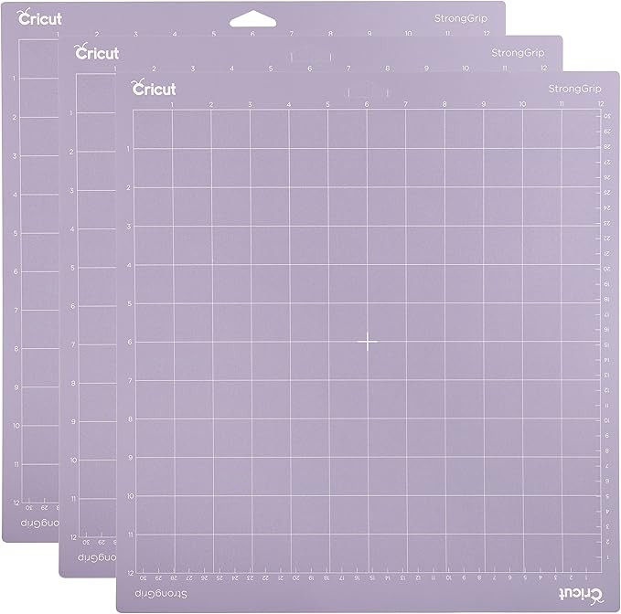 Cricut Stronggrip Cutting Mat 3 Pack, 12"x12", Purple, 3 Count | Amazon (US)
