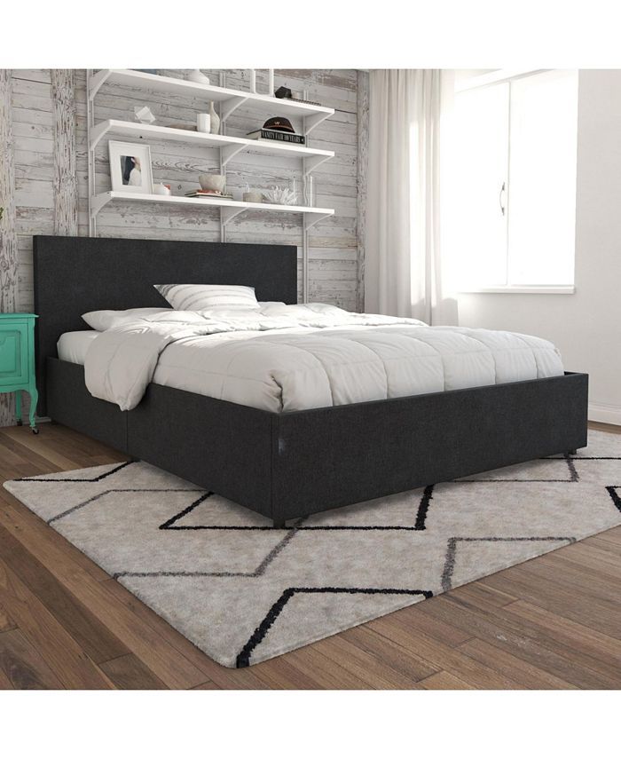Novogratz Collection Novogratz Kelly Upholstered Queen Bed with Storage & Reviews - Furniture - M... | Macys (US)