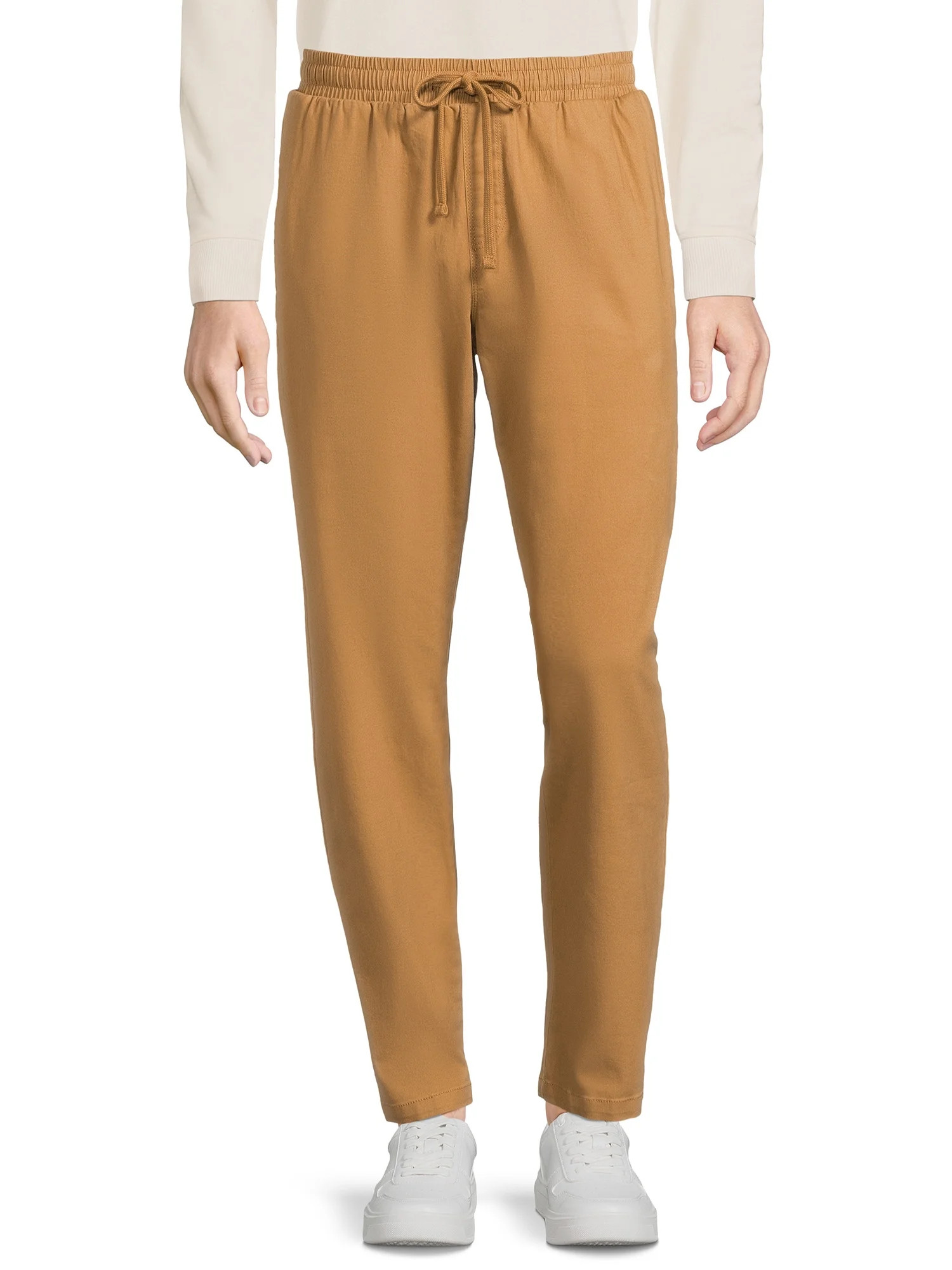 No Boundaries Young Men’s Twill Joggers, Sizes XS-5XL | Walmart (US)