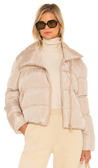 Jupiter Puffer Jacket in Latte | Revolve Clothing (Global)