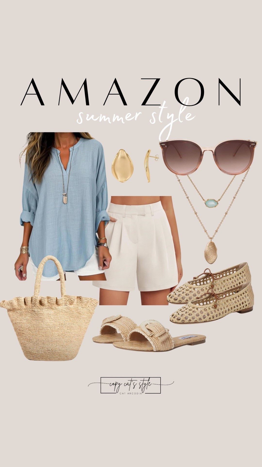 Amazon summer style!! Amazon tops, shorts, bags, shoes, and more! 

#LTKStyleTip #LTKShoeCrush #LTKFindsUnder50