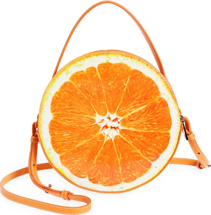 Orange Leather Crossbody Bag | Nordstrom