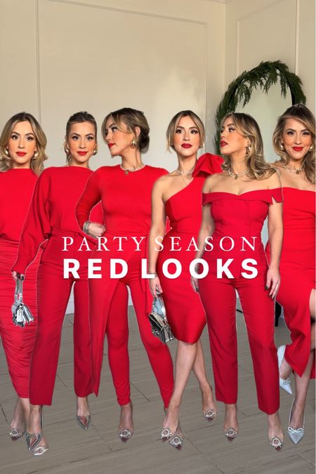 RED party season looks 😍🌶️ New Year’s outfit | New Year’s Eve Outfit Inspo 

Small in everything

#LTKU #LTKHoliday #LTKparties