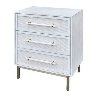 Hopper Studio Sophia 3 Drawer Chest -Antique White | Bed Bath & Beyond