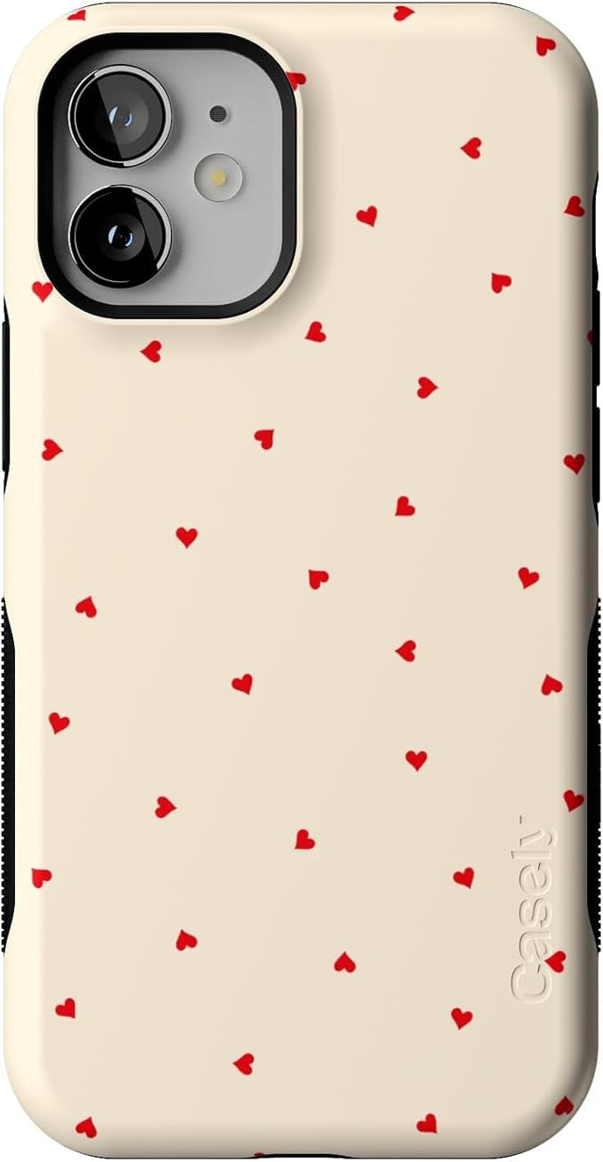 Casely iPhone 12 Mini Case | Be Mine | Tiny Hearts | Compatible with MagSafe | Bold Protective De... | Amazon (US)
