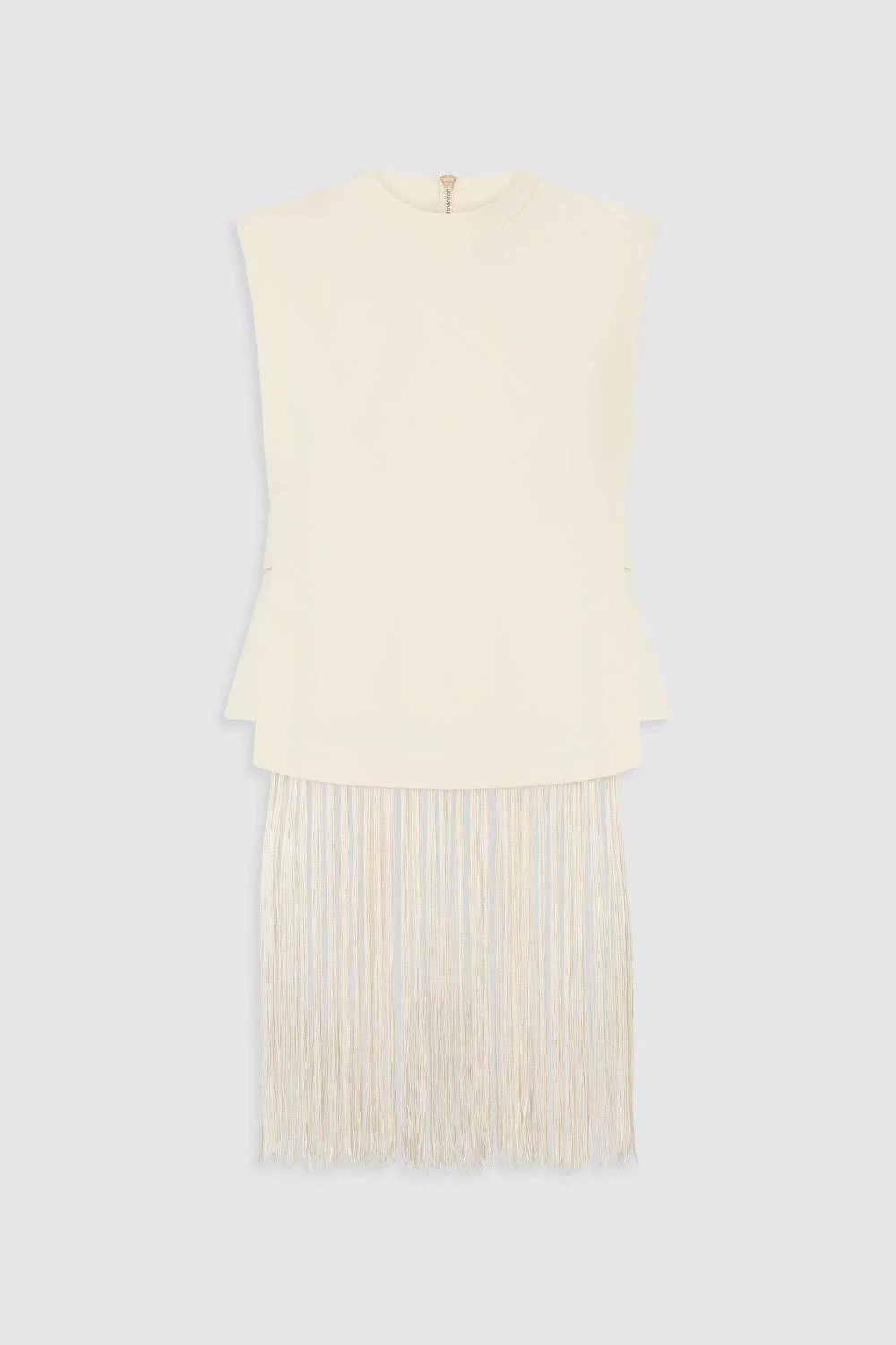 Fringe Detail Top Soft Cream | Oroton