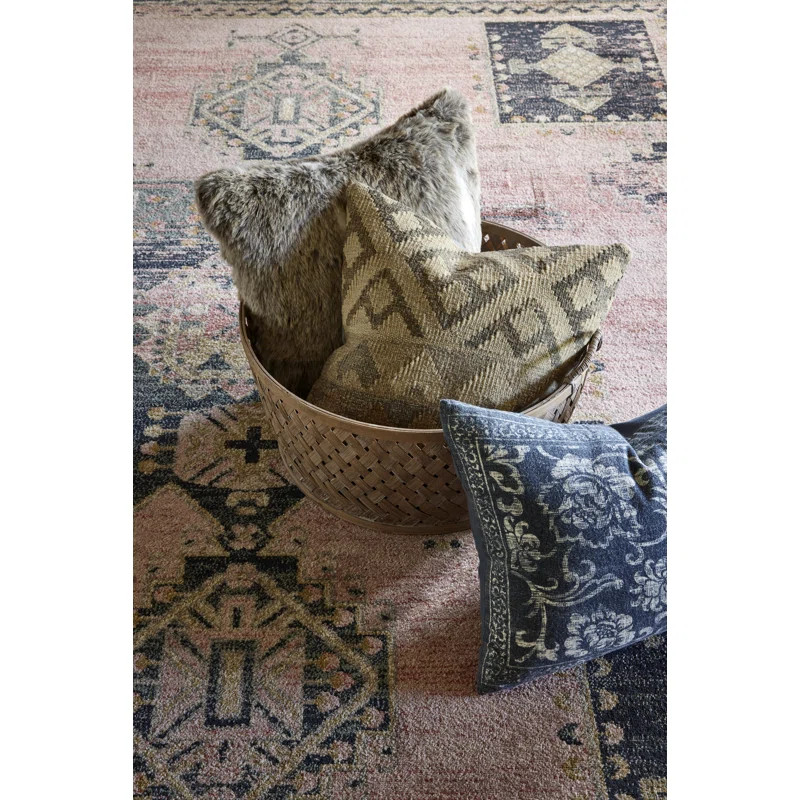 Kelly Clarkson Home Colette Southwestern Rose Area Rug & Reviews | Wayfair | Wayfair North America