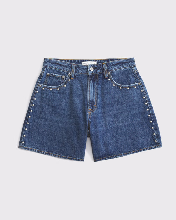 Women's Curve Love High Rise Loose Short | Women's Bottoms | Abercrombie.com | Abercrombie & Fitch (US)