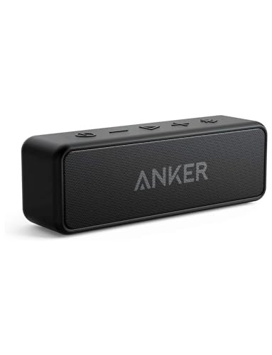 Anker Soundcore 2 Portable Bluetooth Speaker with 12W Stereo Sound, Bluetooth 5, Bassup, IPX7 Waterproof, 24-Hour Playtime, Wireless Stereo Pairing, Speaker for Home, Outdoors, Travel | Amazon (US)