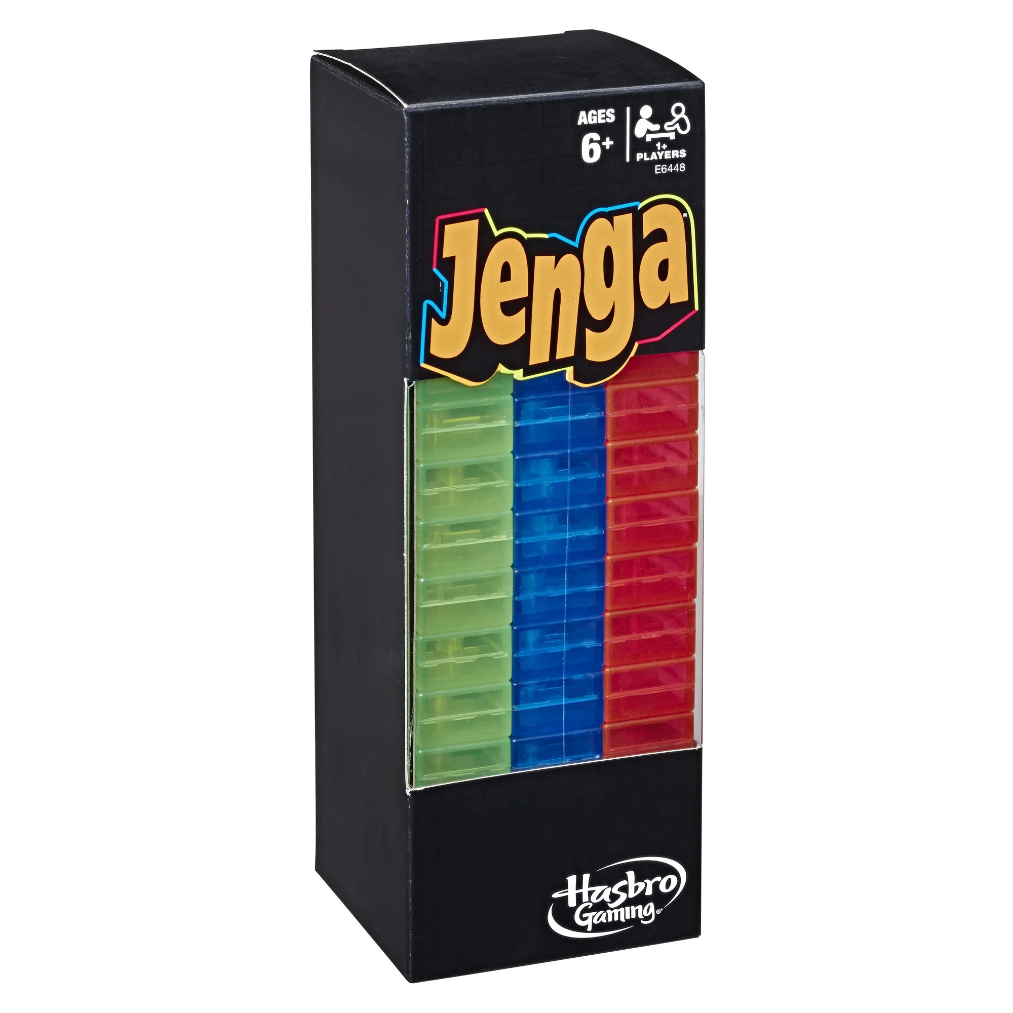 Jenga Neon Pop Building Blocks Tumbling Tower Game | Walmart (US)