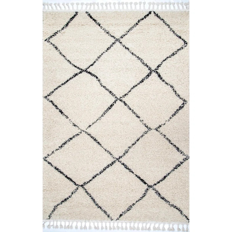 Ramey Geometric Off White Area Rug | Wayfair North America