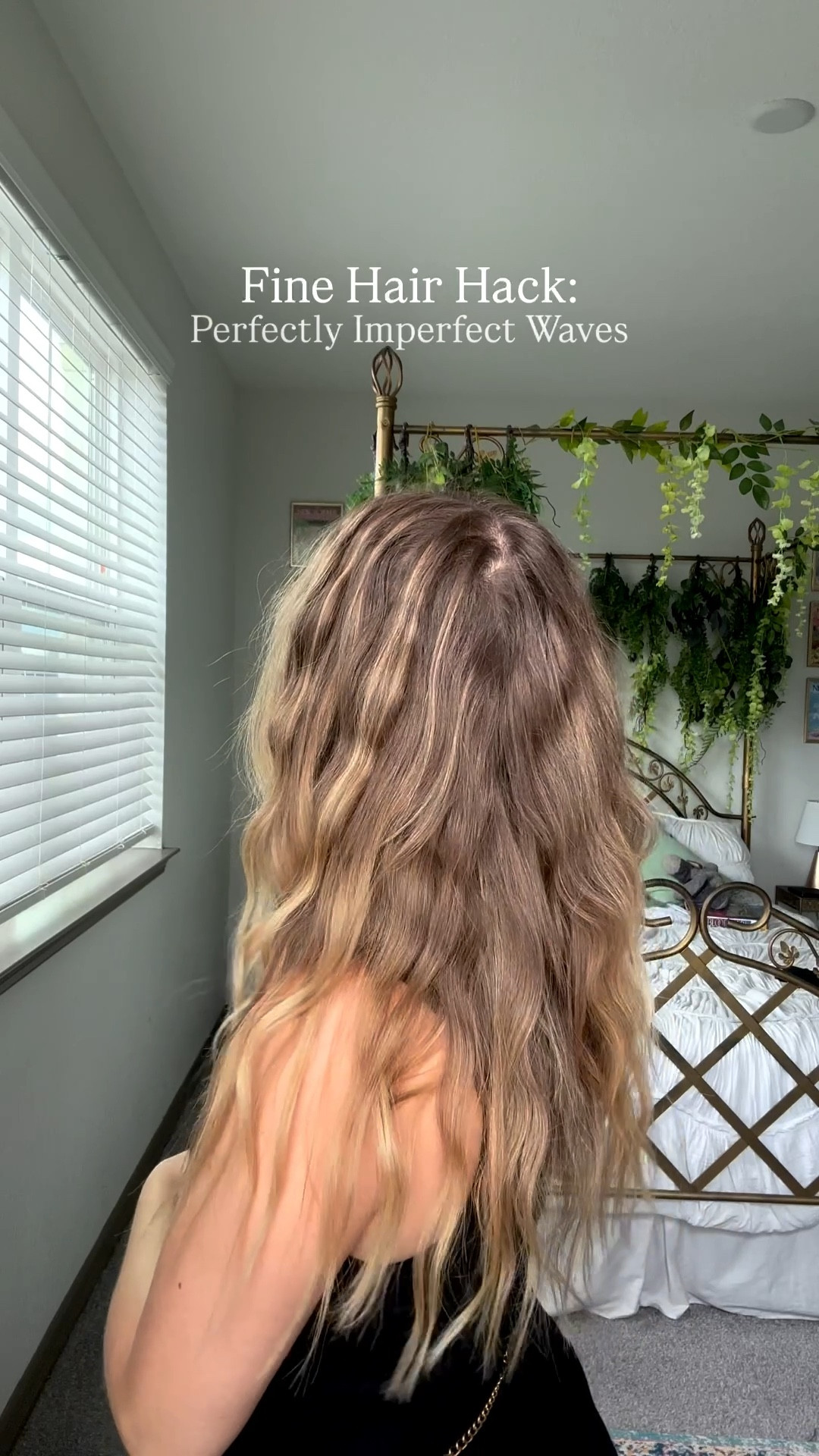 Fine hair hack: perfectly imperfect waves! * I have fine hair that tends towards light fluff in humidity and this style works with that really well. Perfect for Florida Fall' #hairstyle #finehair #hairhack #floridahair