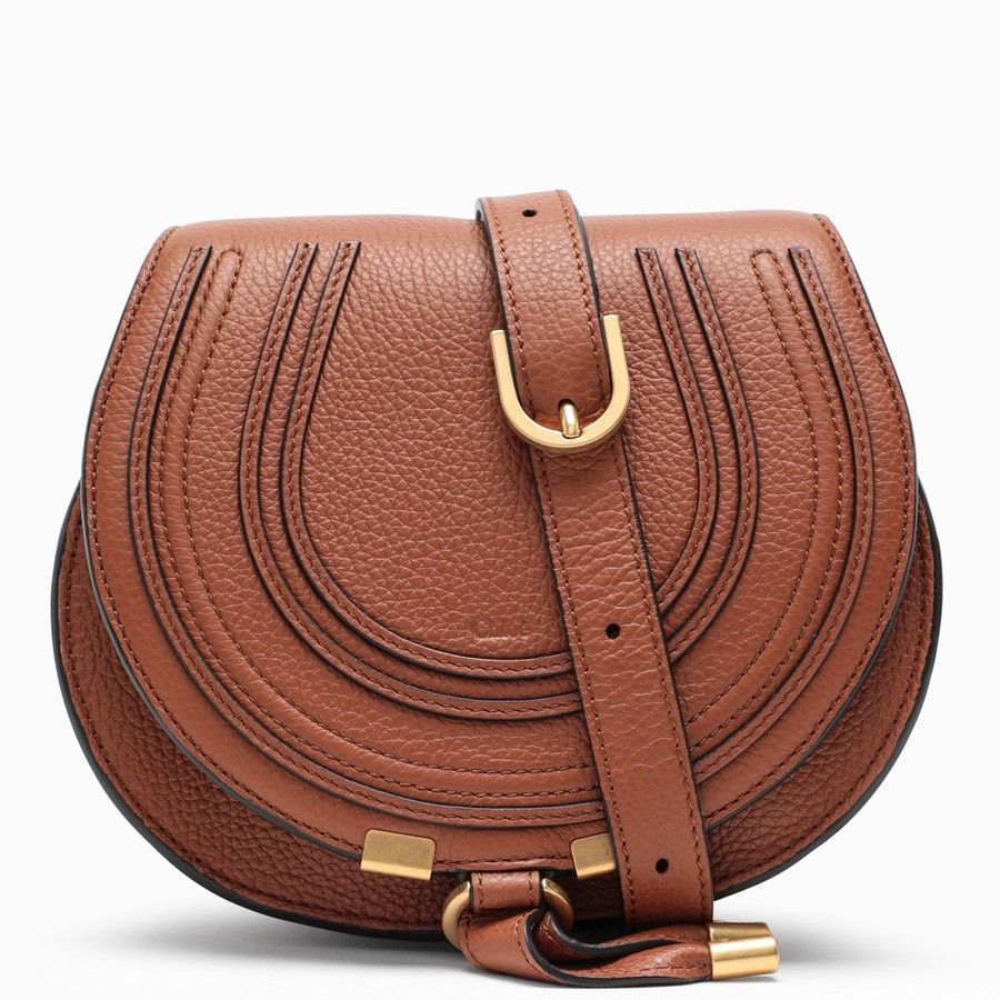 Brown small Marcie cross-body bag | The Double F