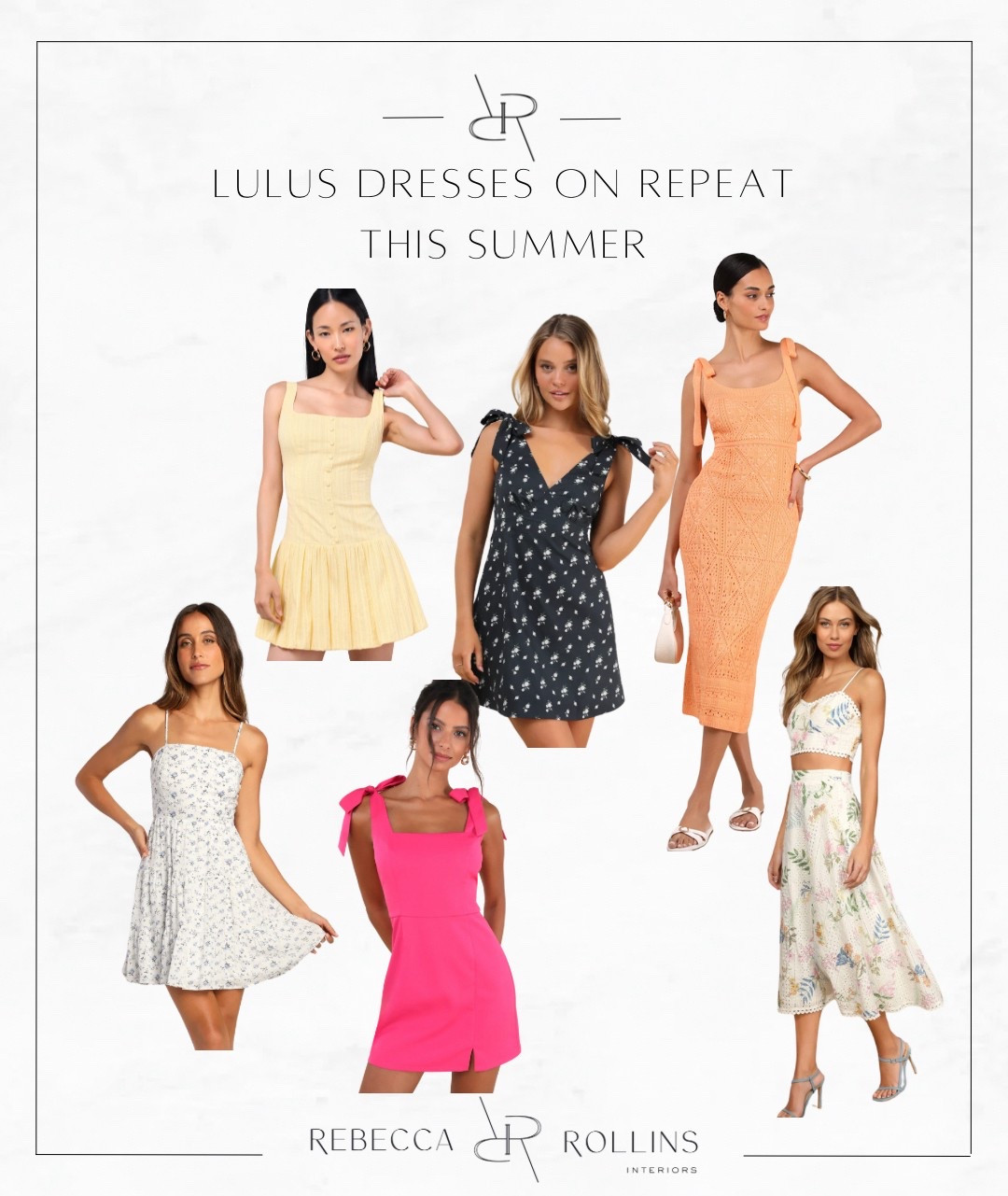 A roundup of my favorite dresses from Lulus you’ll be seeing on repeat alll summer! 

#LTKStyleTip #LTKSeasonal