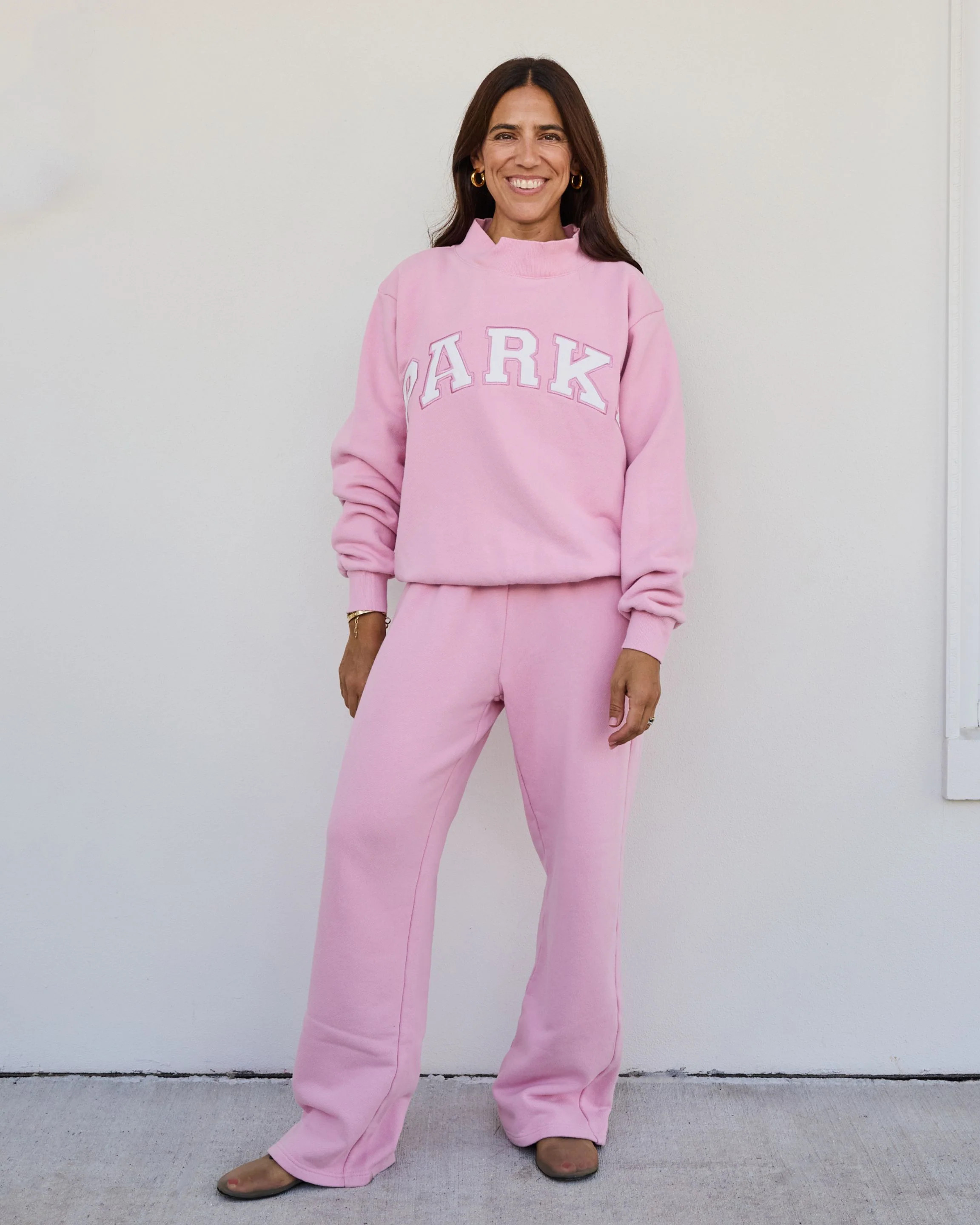 Varsity Mockneck - Fairy + White | Parke