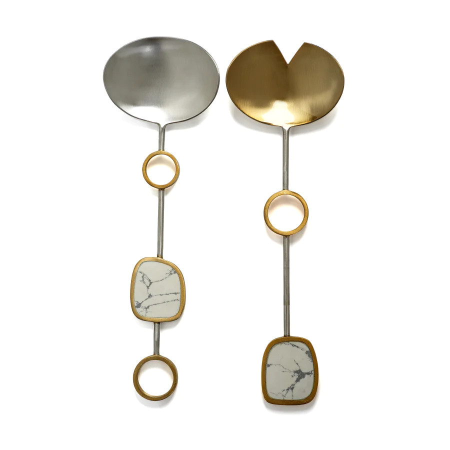 Capri Salad Servers | Megan Molten
