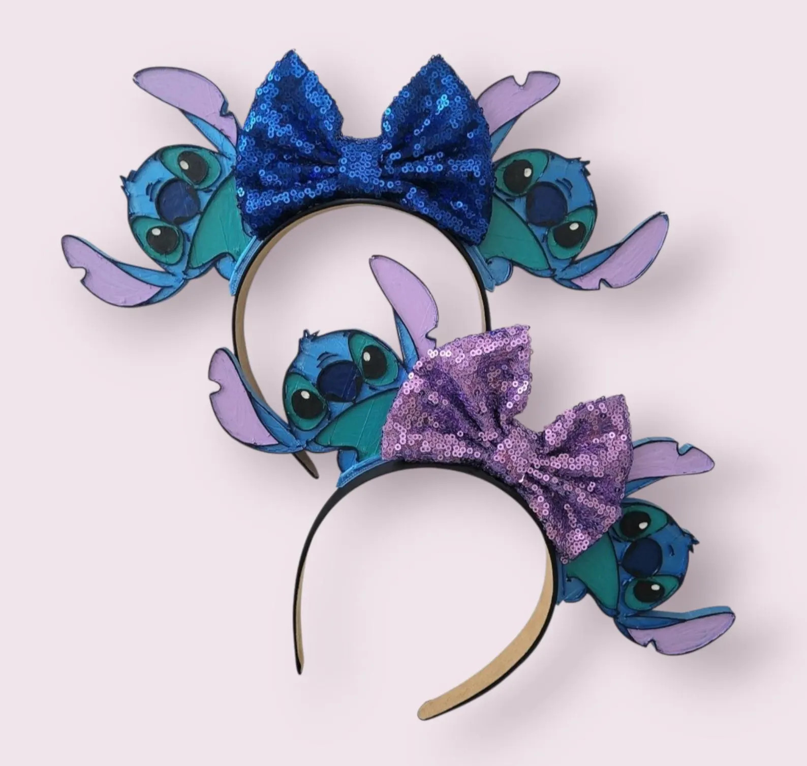 3D Printed Stitch Mouse Ears Headband, Hand Painted | Etsy (Global)