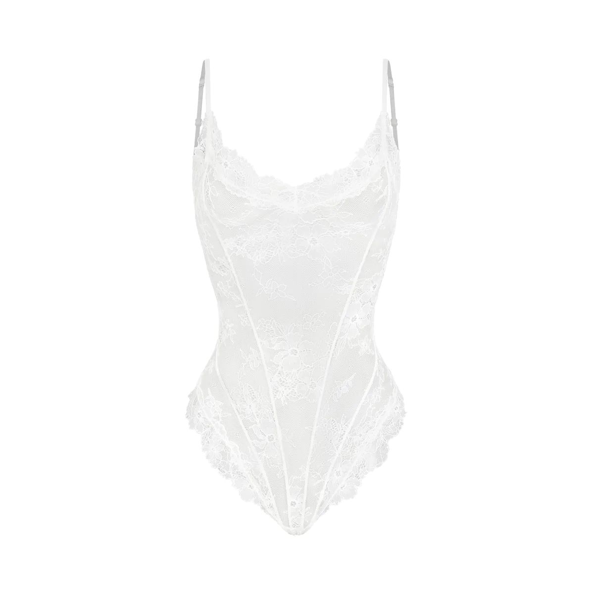 ULTRA FINE LACE TEDDY | MARBLE | SKIMS (US)