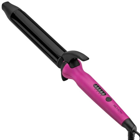 Revlon Easy Heat 1-1/4" Precision Curling Iron, Pink | Walmart (US)